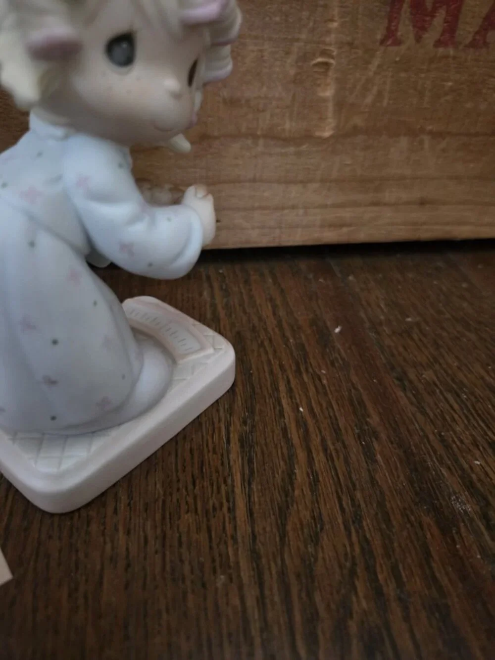 Vtg Precious Moments - The Spirit is Willing, but the Flesh is Weak #100196 1986